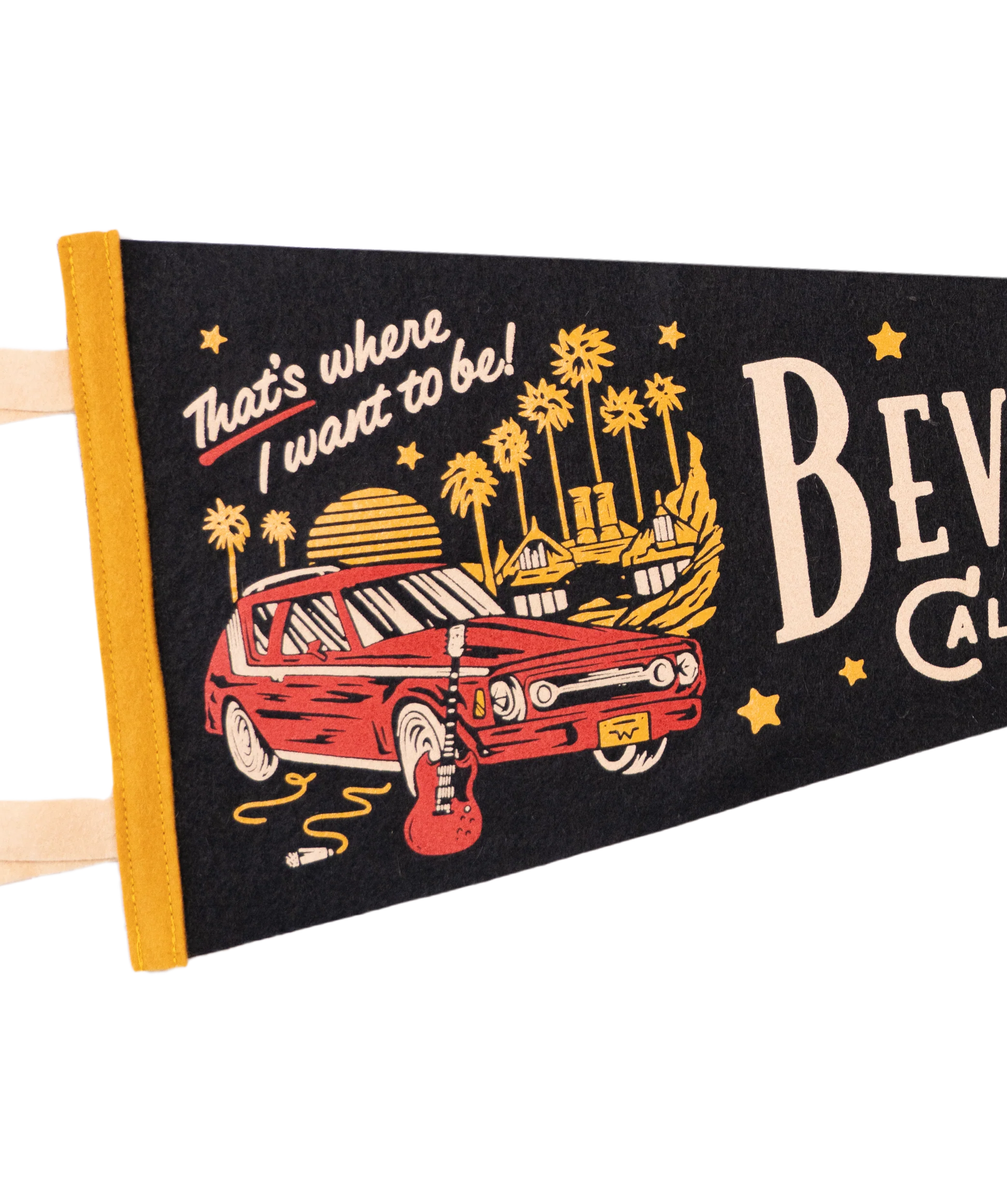 Beverly Hills That's Where I Want To Be Pennant • Weezer x Oxford Pennant - Image 3