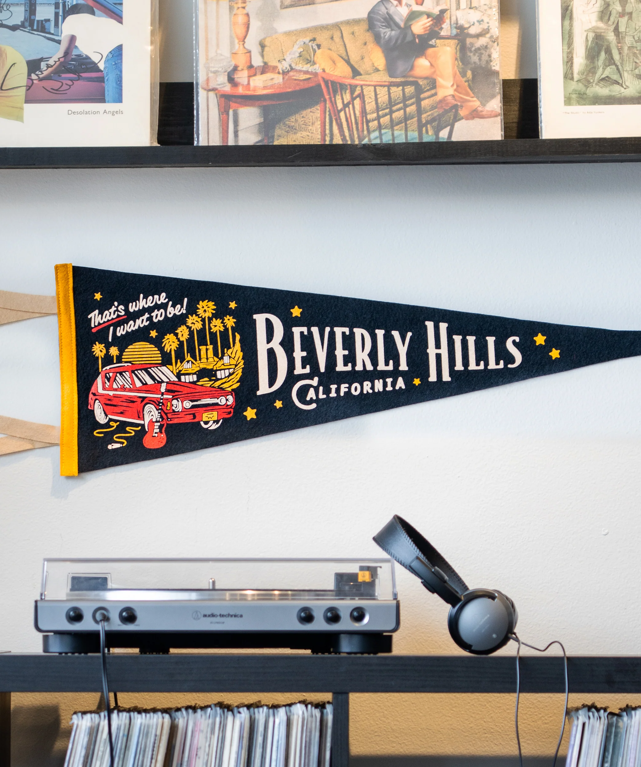Beverly Hills That's Where I Want To Be Pennant • Weezer x Oxford Pennant - Image 5