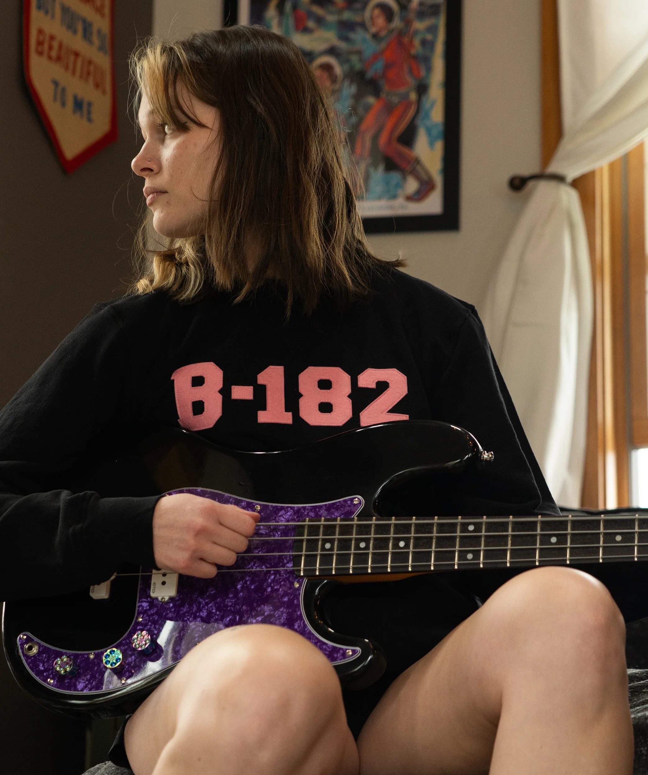 blink-182 Stitched Crewneck • blink-182 x Oxford Pennant - Image 3