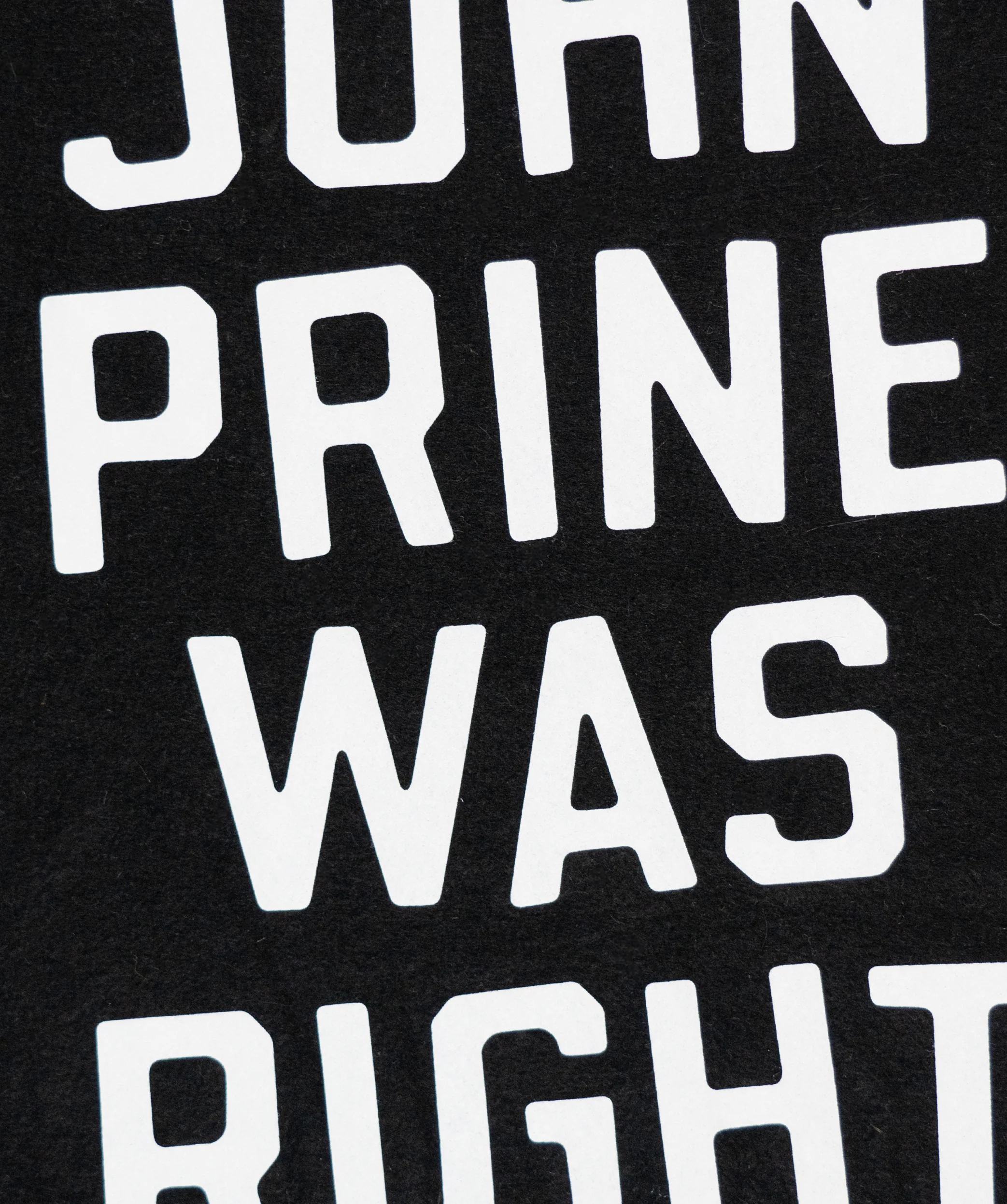 John Prine Was Right Camp Flag • John Prine x Oxford Pennant - Image 4