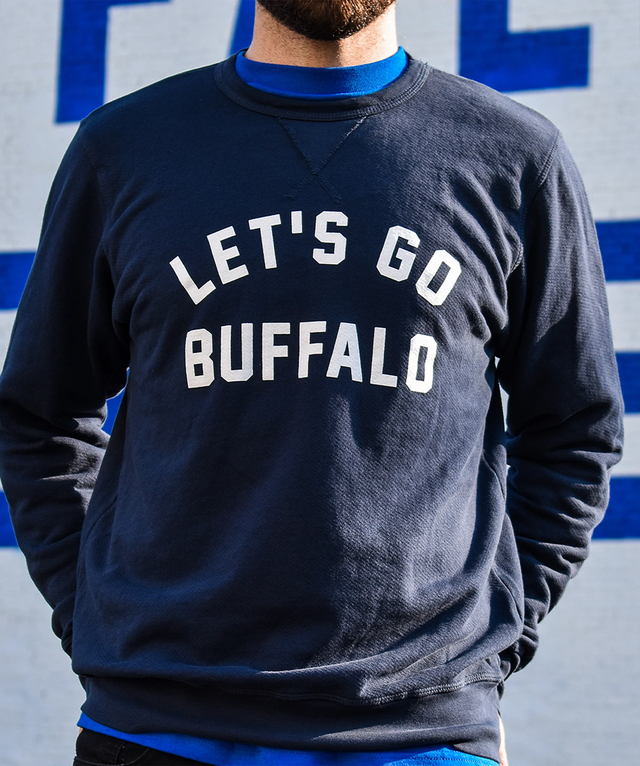 Let's Go Buffalo Crew Neck Sweatshirt - Image 3