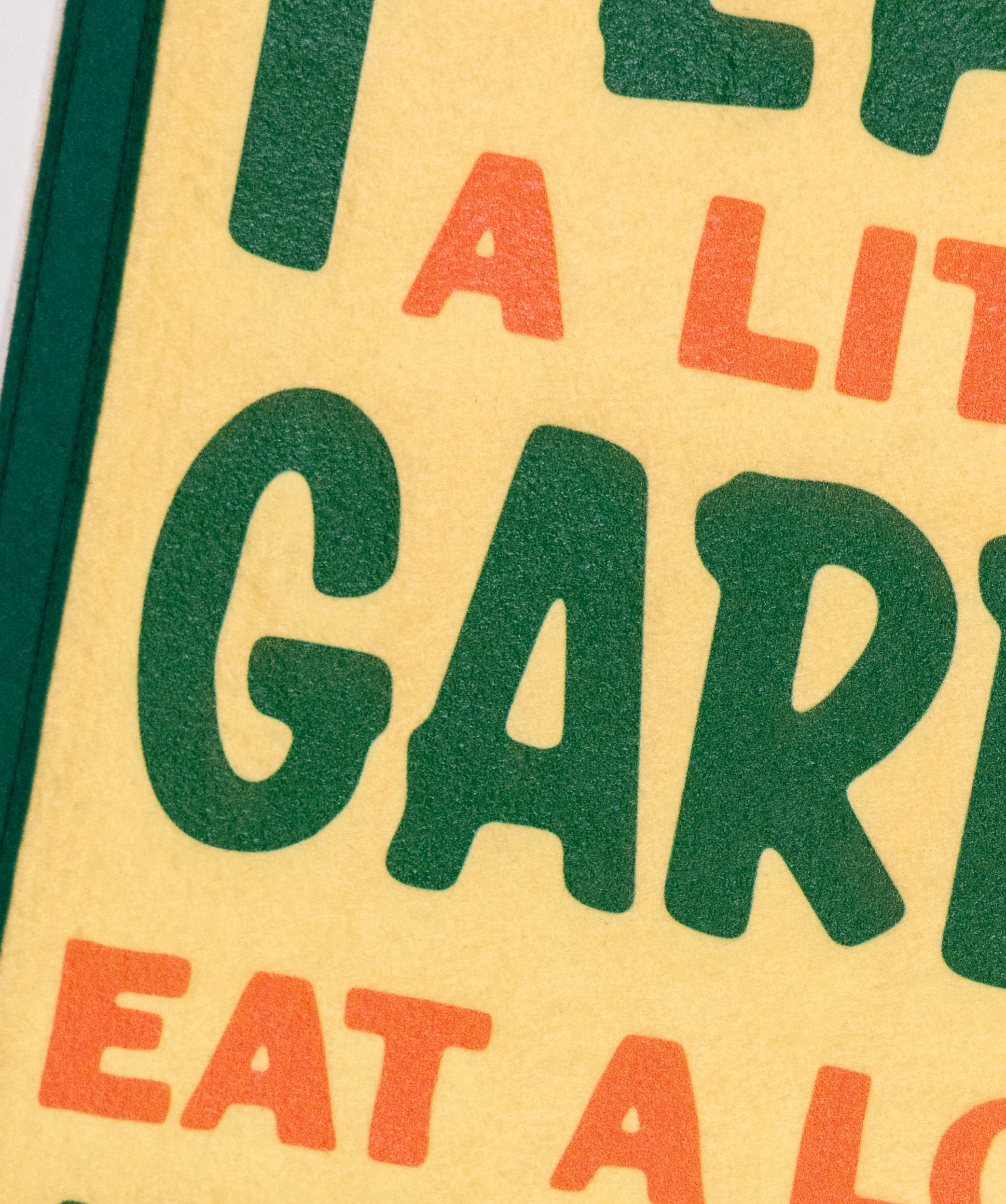 Plant A Little Garden Eat A Lot Of Peaches Camp Flag • John Prine x Oxford Pennant - Image 3