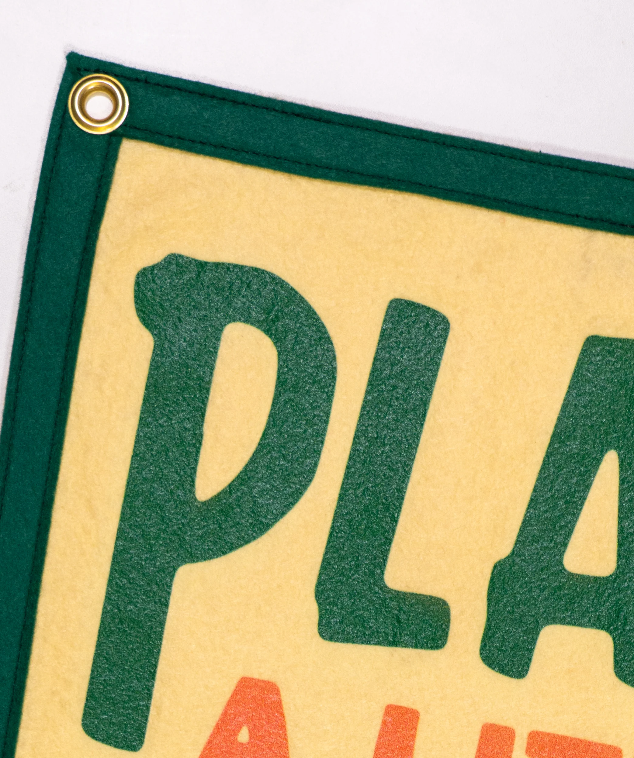 Plant A Little Garden Eat A Lot Of Peaches Camp Flag • John Prine x Oxford Pennant - Image 5