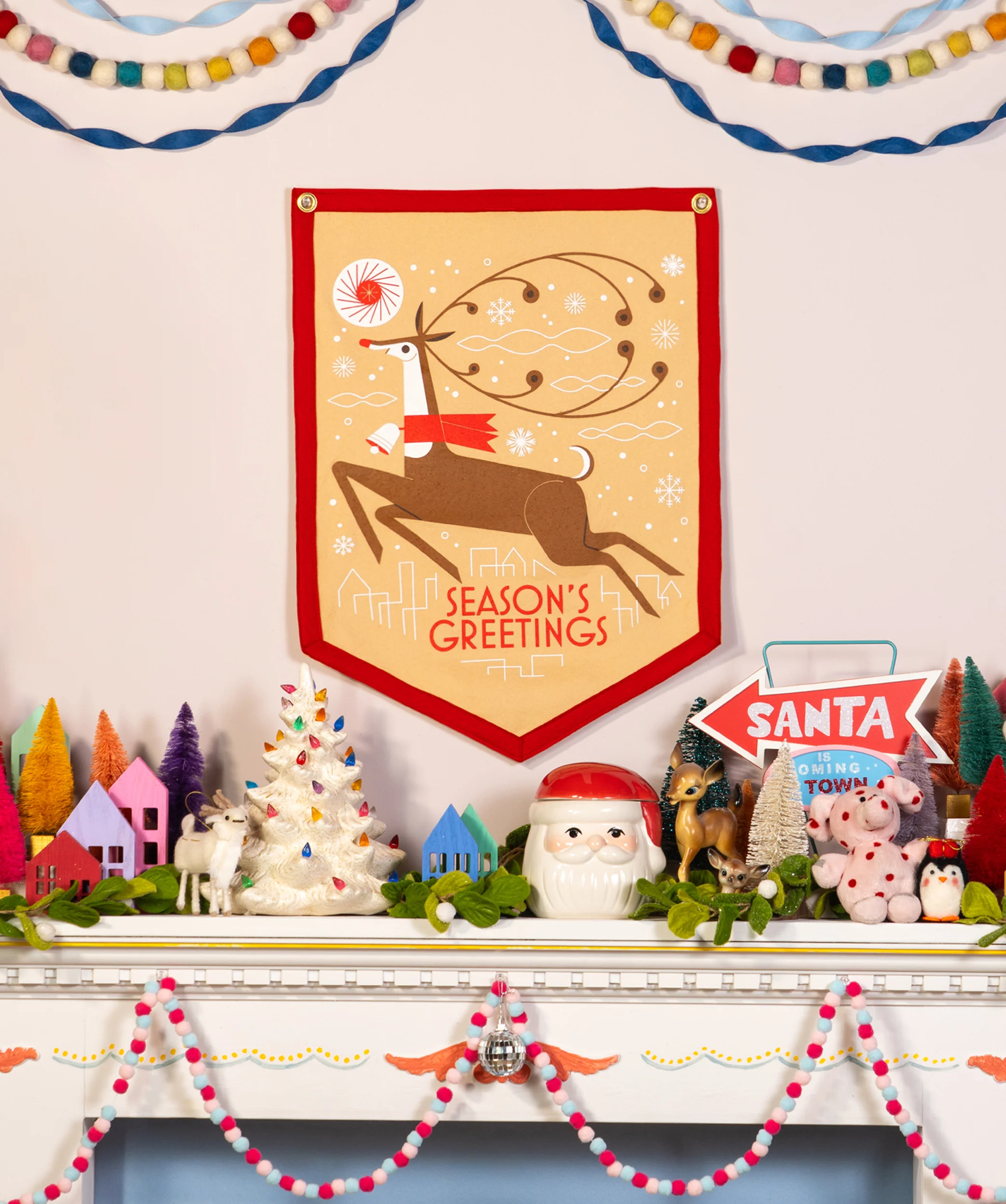 Season's Greetings Camp Flag • Invisible Creature x Oxford Pennant - Image 6