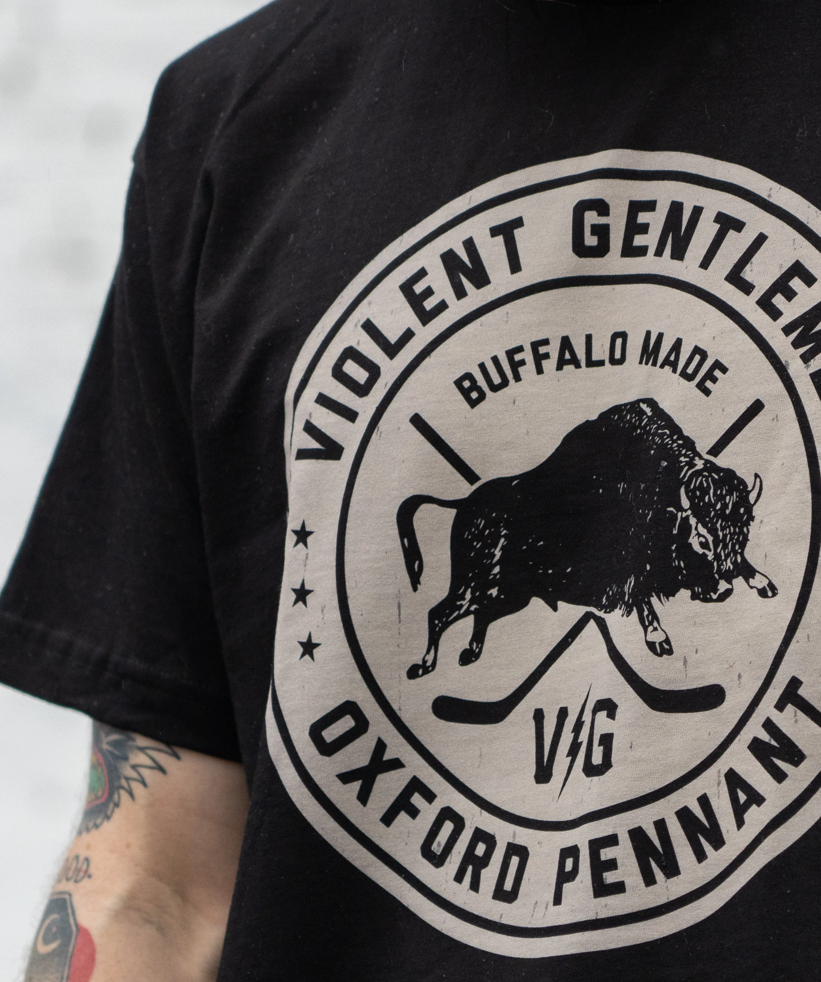 Violent Gentlemen Hockey Club T-Shirt - Image 3