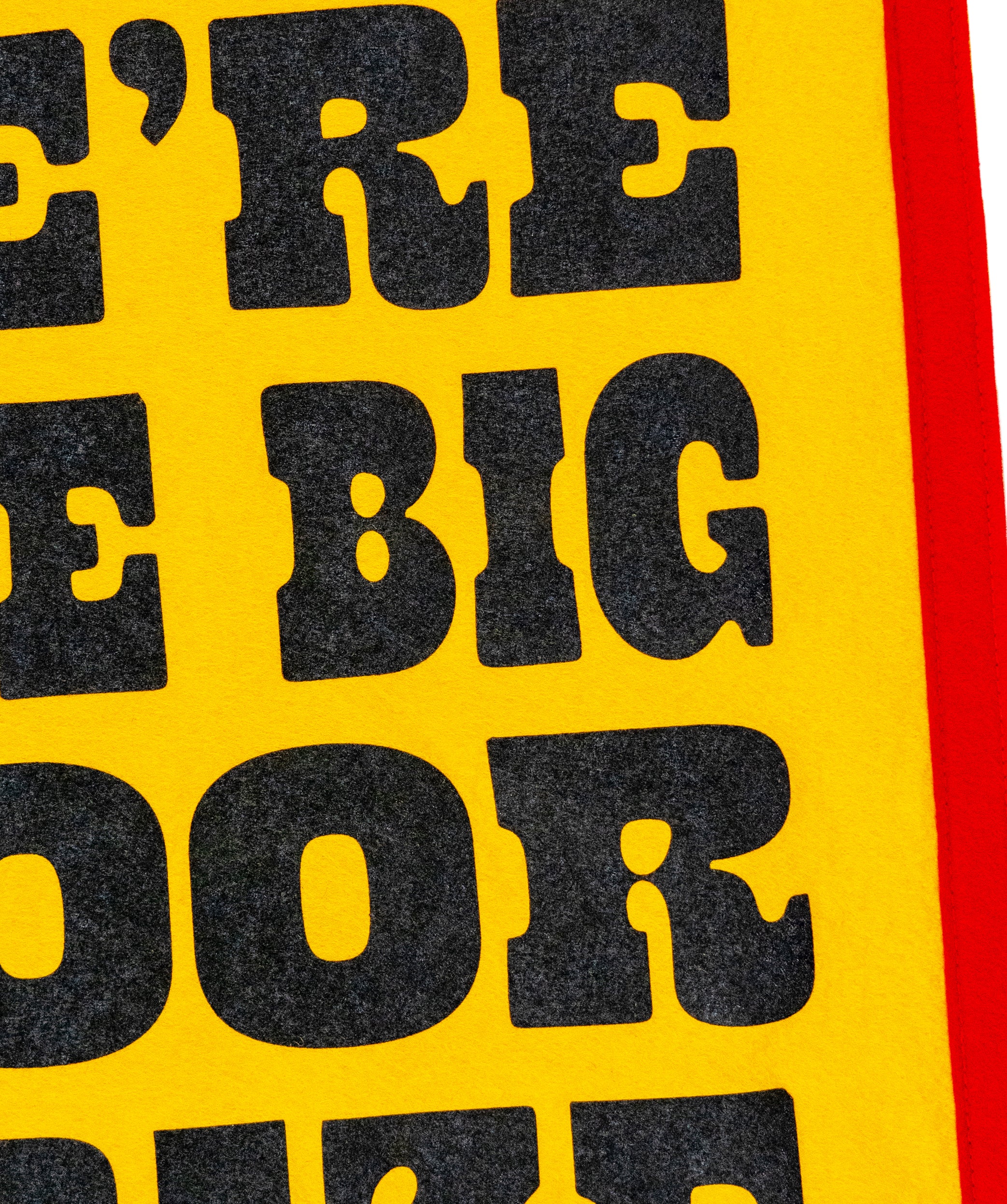 We're The Big Door Prize Camp Flag • John Prine x Oxford Pennant - Image 4